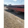Image 4 : Bale Wagon Steel Deck - 10ft x 24ft - goodyear tires 11L-15 (Self Unloading Tilt Deck w/ Twin Cylind