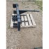 Image 2 : Bale Spear - Brand new - 64.75"W x 20.25" H- sliding adjustable brackets - Spear Length is 43.5L