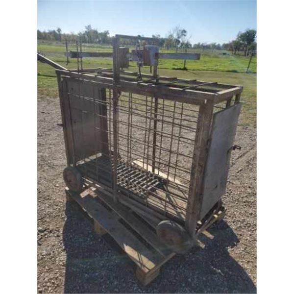 Animal Scale up to 250 lbs - doors on both ends