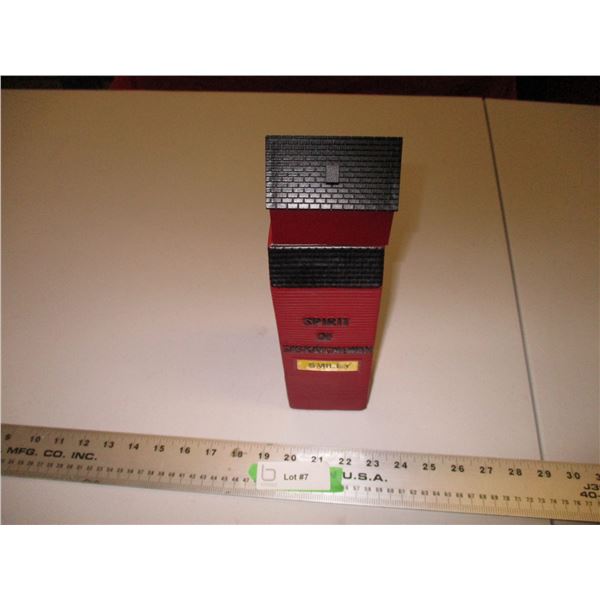 Spirit of Saskatchewan SMILEY Elevator Decanter