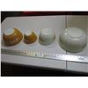 Image 4 : Set of 4 Pyrex Bowls - Harvest Gold pattern?
