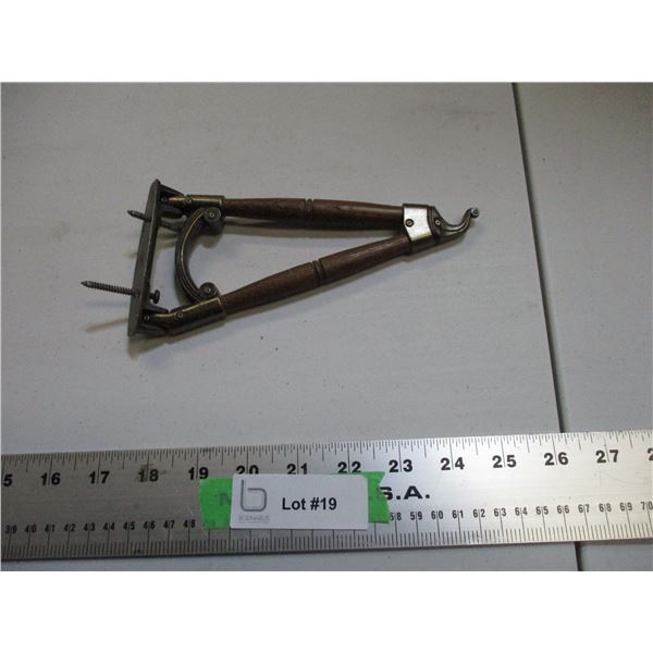 Vintage swivelling wall bracket hook