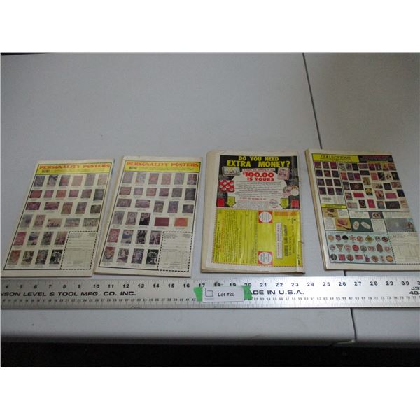 1960's remember when book + hole punch, baby shoes