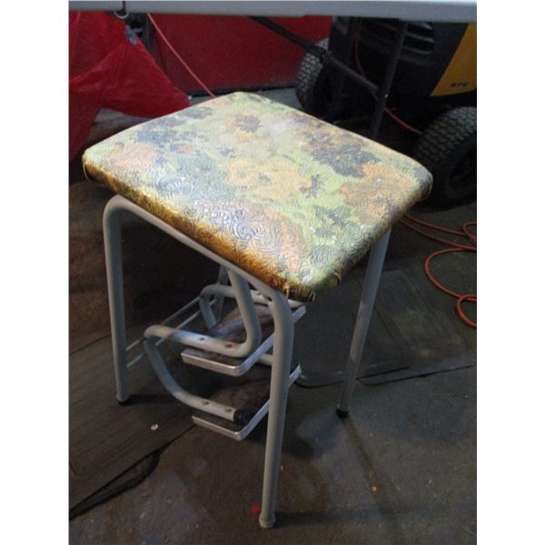 vintage high chair stepping stool 24  tall