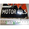 Image 4 : Red Indian motor oils porcelain sign 13"x21"