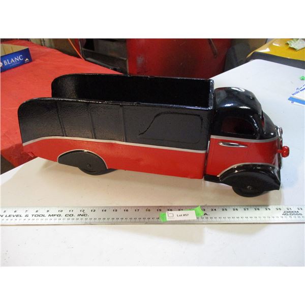Vintage metal toy truck 26" long