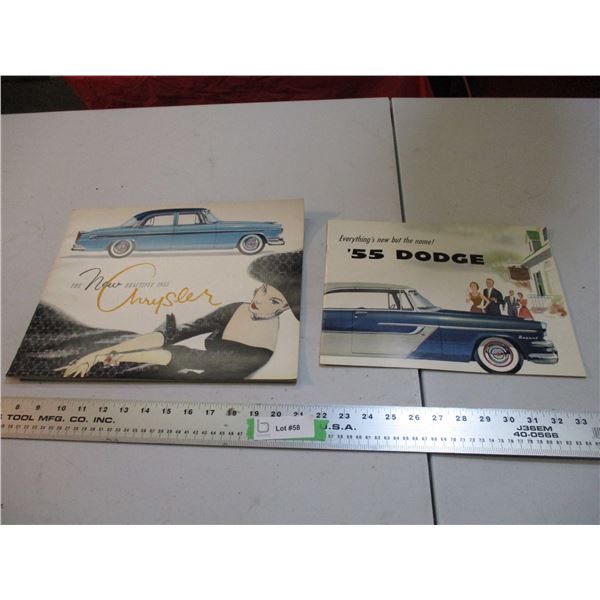 1955 Dodge, Chrysler Brochures