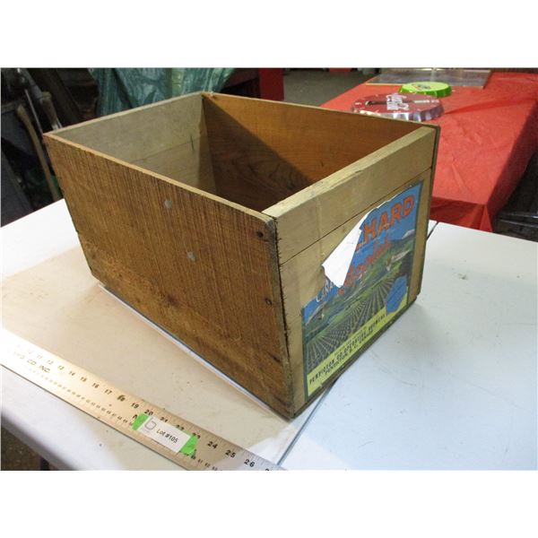 Vintage apple crate