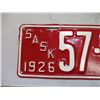 Image 2 : 1926 Sask Plate