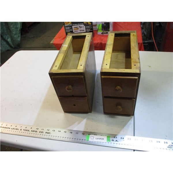 2X The Money - Sewing machine Wooden drawers