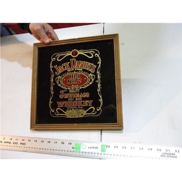 Jack Daniels picture in frame 13x13