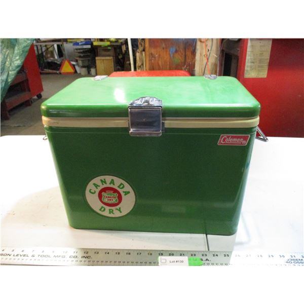 Vintage Canada Dry Cooler Coleman