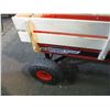 Image 2 : Speedway Racer Kids Metal Wagon, wood sides, rubber tires