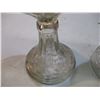 Image 4 : 2X The Money - clear glass oil lamps with chimneys