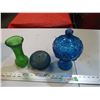 Image 1 : 3 colored glass pieces