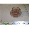 Image 2 : Vintage pink depression (kids) cup and saucer