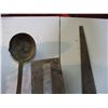 Image 3 : Vintage blacksmith ladel, berry picker + saw