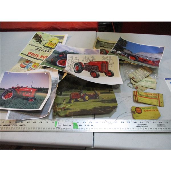 Tractor pictures, advertising, misc