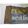 Image 2 : goodyear tires? 13"x24" double sided porcelain sign