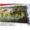 Image 3 : horse tapestry 39"x20"