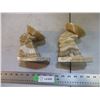 Image 5 : Marble bookends - pair
