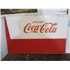 Image 1 : Vintage coca-cola metal panel (37.5"x24")