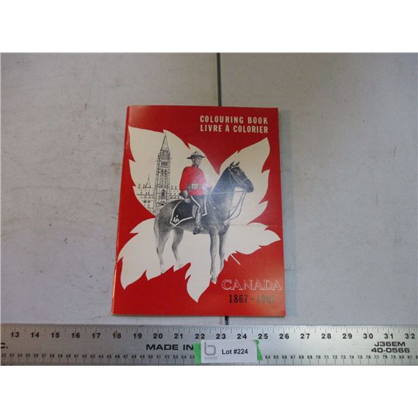 canada 1867-1967 coloring book (unused)