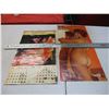 Image 1 : Vintage pinup calendar - Leask, SK 1972, plus poster