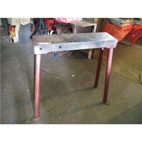 metal work stand 29.5x8 -34" high - Heavy