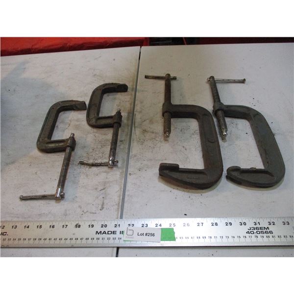 2X The Money - 6 + 4" metal clamps (4)