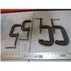 Image 1 : 2X The Money - 6 + 4" metal clamps (4)