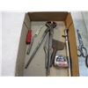 Image 2 : pipe wrench, snips, plus hand tools