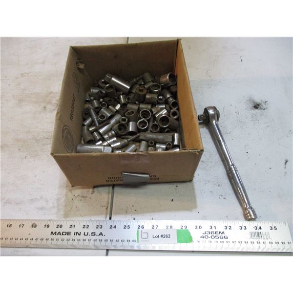 1/2" ratchet + sockets