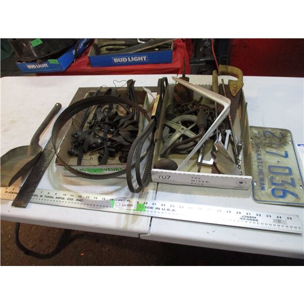 Chain, saw, square, misc