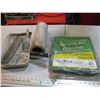 Image 1 : 9x12 new tarp, plastic wrap, misc