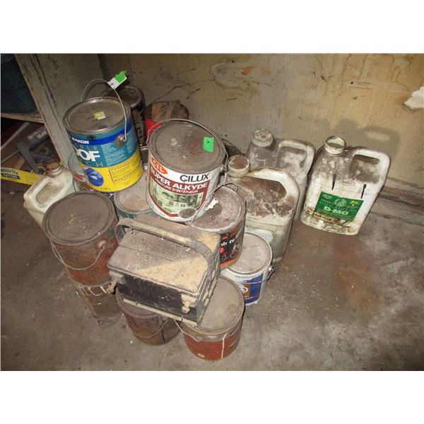 lot of paint thinner + paint (lots of partial) + battery