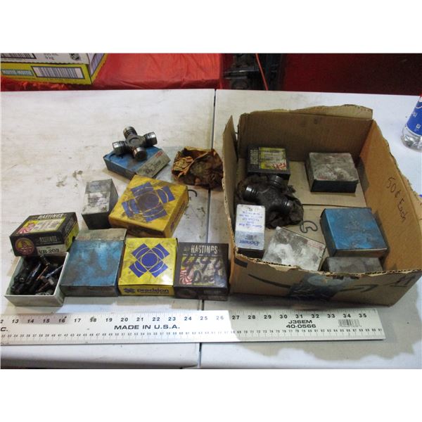 universal joints, hasting valve spring inserts