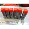 Image 1 : kleen flo orange spray paint (cans feel full) 6 total