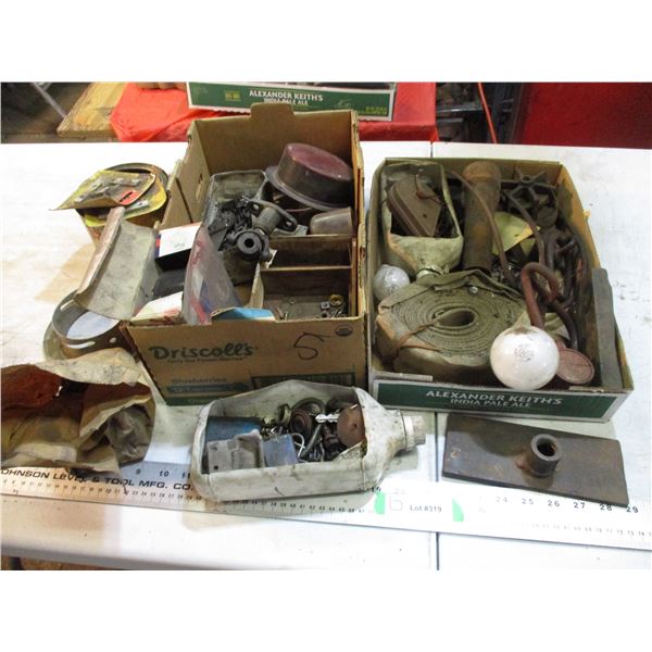 nails, bolts, misc signal lights