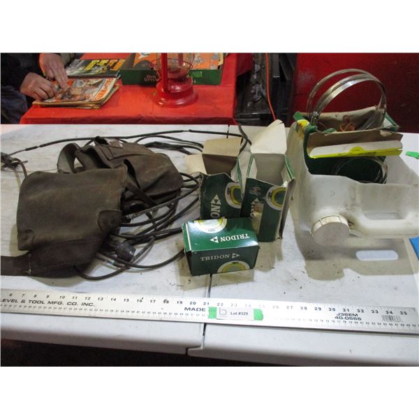 misc hose clamp + tool belt