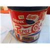 Image 2 : pepsi cola tin storage container 1993