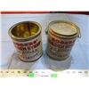Image 1 : Vintage rogers syrup tins (2) missing 1 lid
