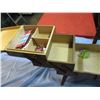 Image 4 : vintage wooden sewing box