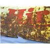 Image 4 : Vintage Hires Root beer tin sign (29x12.25" wide)