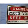 Image 2 : Original 1950-1960's Enamel Sask Power Sign 18.5x12.5
