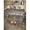Image 1 : Metal work bench with drawers with contents - 48x24x37" high