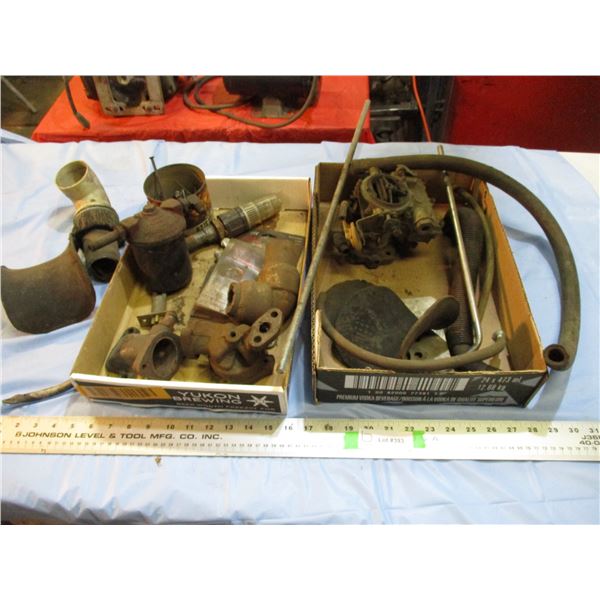 Carb + Engine parts, with miscellaneous