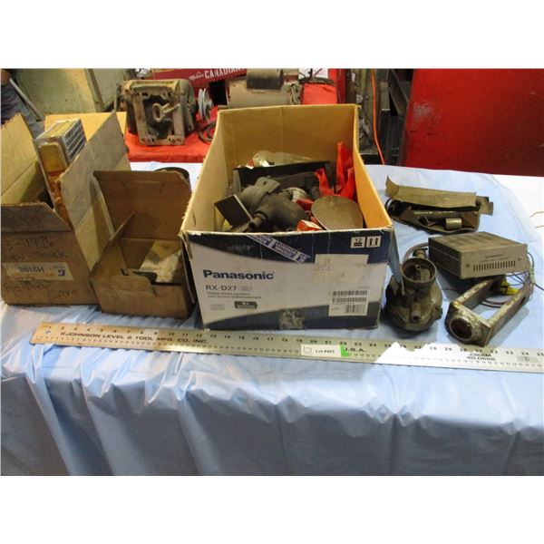 heater core, pioneer amp, misc