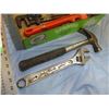 Image 4 : Hand saw, pipe wrenches, misc