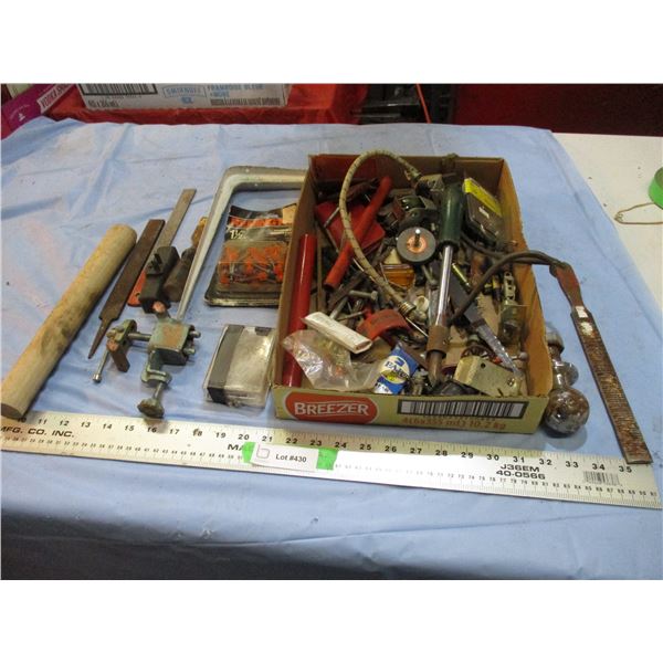 Remington 1 1/2 power fastners, hand tools, misc